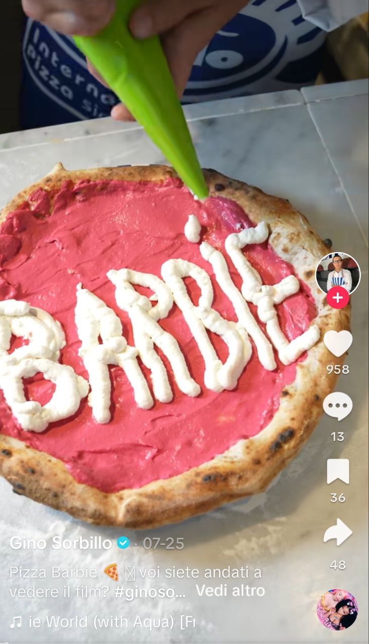 Sorbillo pizza Napoli e Barbie